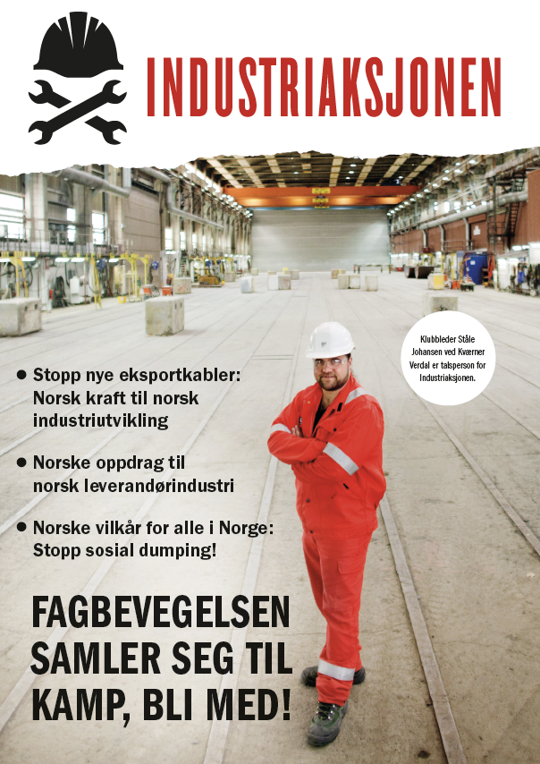 flyerforside industriaksjonen